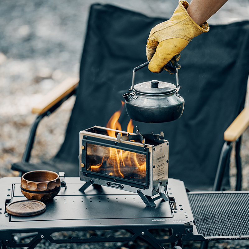 Camping Cooking Fire - Goout Springhill Wood Stove Portable Firewood