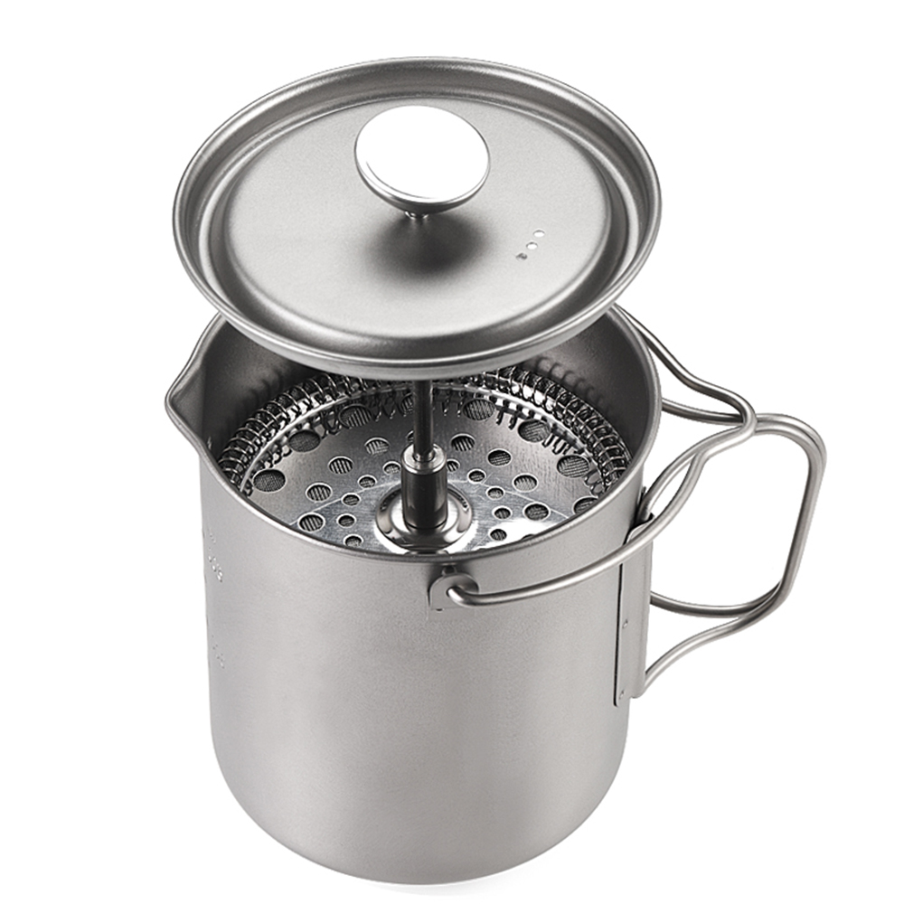Camping Cooking Gadgets - Lixada 750ml Titanium Coffee Cup Mug