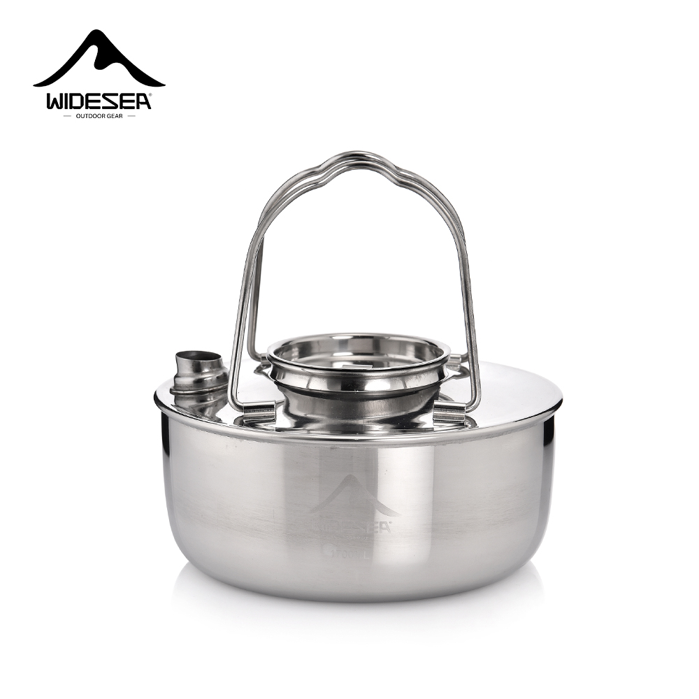 Camping Cooking Kit - Widesea Camping Outdoor 1.7L SS304 Stainless