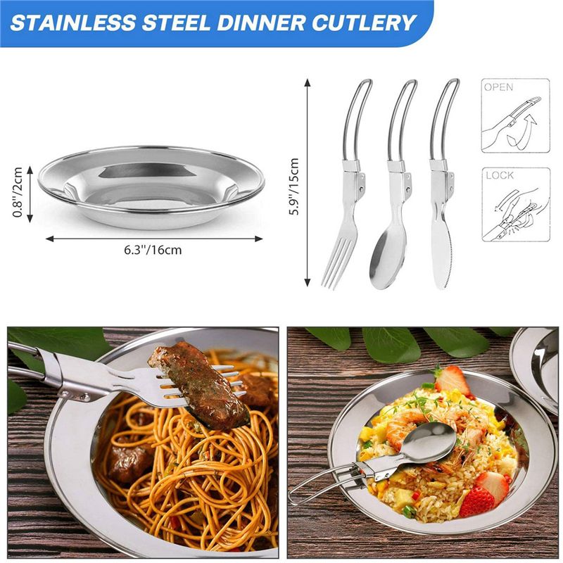 【BUYERS】Camping Cookware Porta - огляд і ціна Camping Cooking Pots And Pans