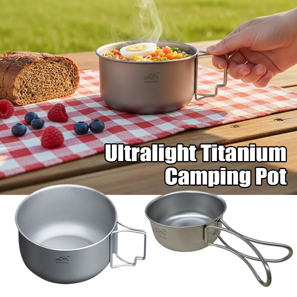 Ultralight Titanium Camping Po - огляд і ціна Camping Cooking Noodles