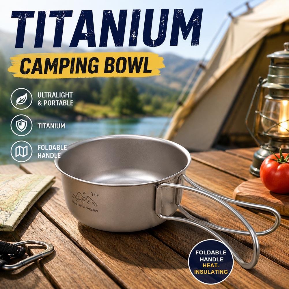 Ultralight Titanium Camping Po - огляд і ціна Camping Cooking Noodles