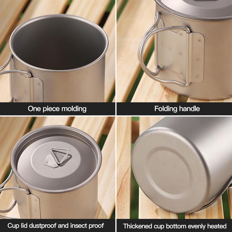 Titanium Camping Mug with Fold - огляд і ціна Camping Cooking Organizer
