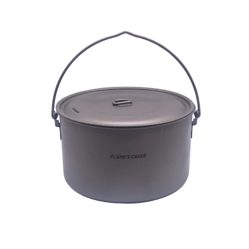 FLAME'S CREED 1100ml 1950ml Ul - огляд і ціна Camping Cooking Pots And Pans