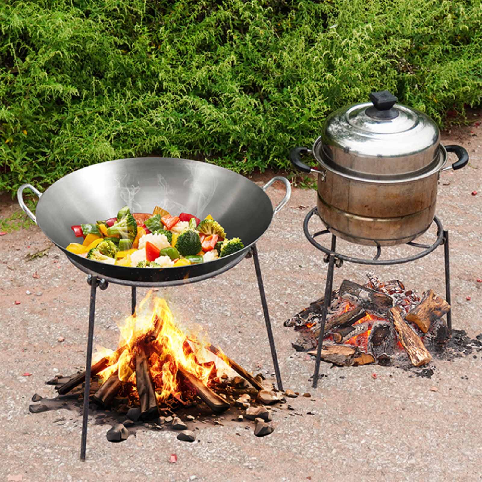 Campfire Tripod Folding Grill  - огляд і ціна Camping Cooking Essentials