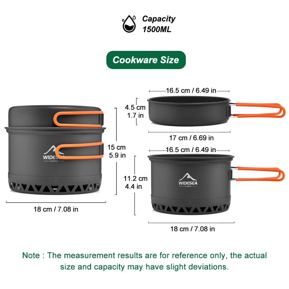 Camping Tableware Outdoor Cook - огляд і ціна Camping Cooking Kit