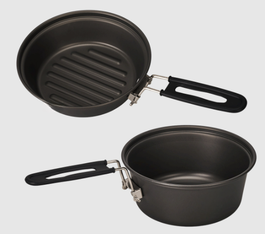 Lightweight Aluminum Alloy Cam - огляд і ціна Camping Cooking Pots And Pans