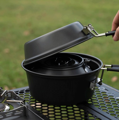 Lightweight Aluminum Alloy Cam - огляд і ціна Camping Cooking Pots And Pans