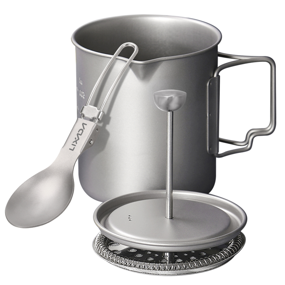 Lixada 750ml Titanium Coffee C - огляд і ціна Camping Cooking Gadgets