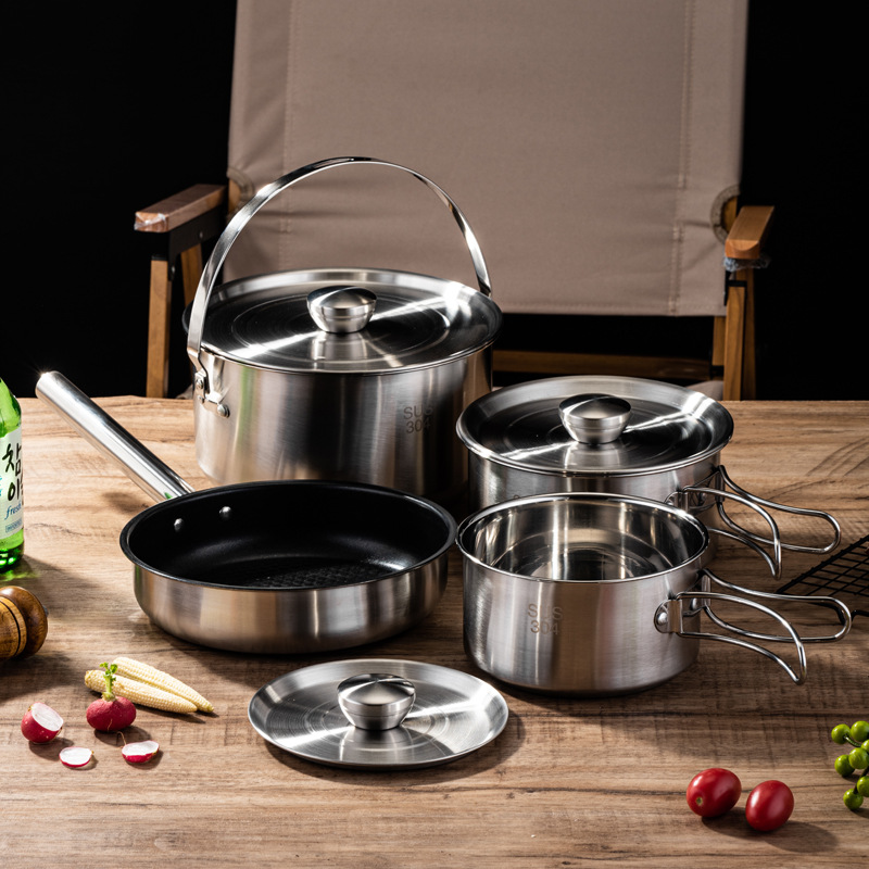 Portable Camping Picnic Cookwa - огляд і ціна Camping Cooking Box Set