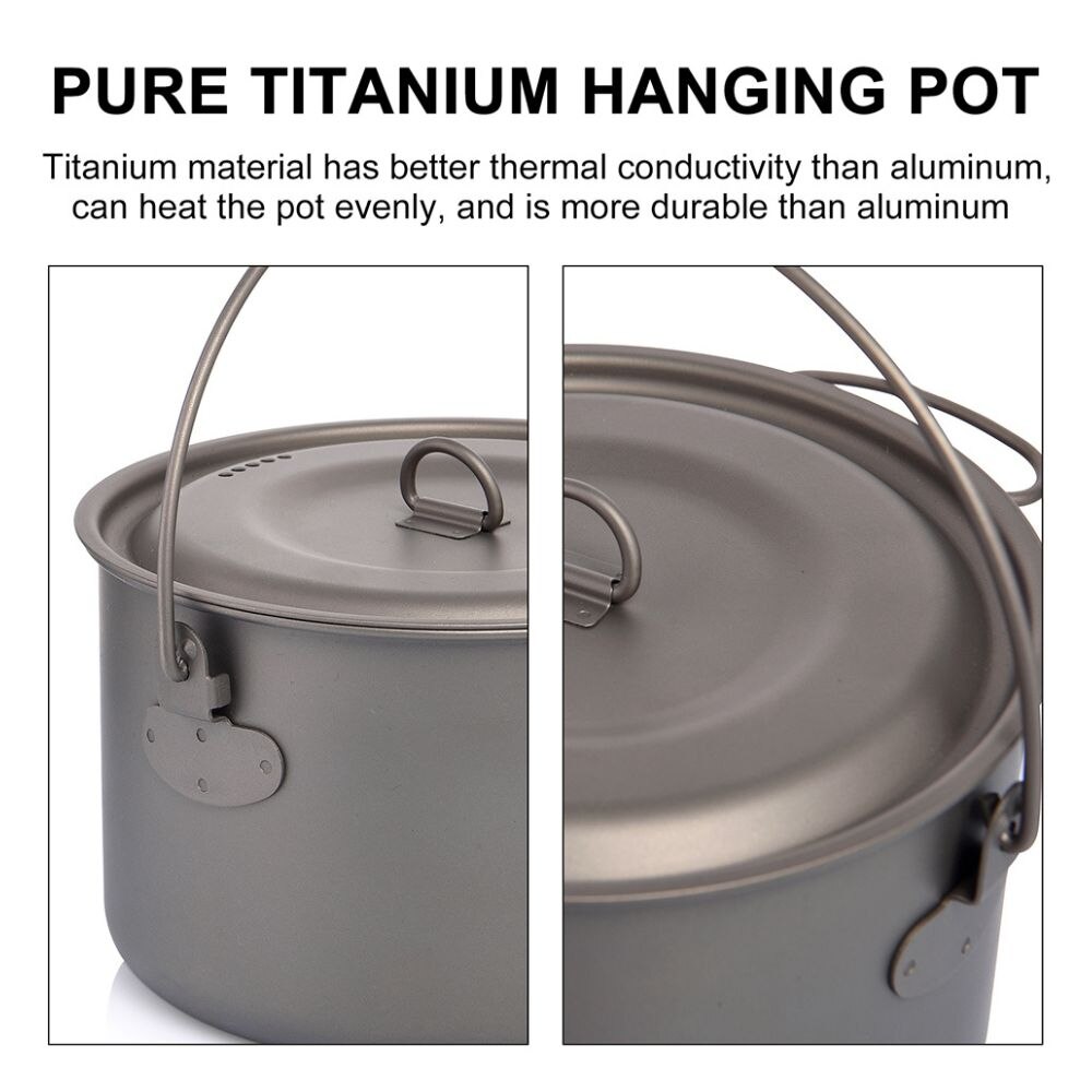 Widesea Camping Tableware Tita - огляд і ціна Camping Cooking Pots And Pans