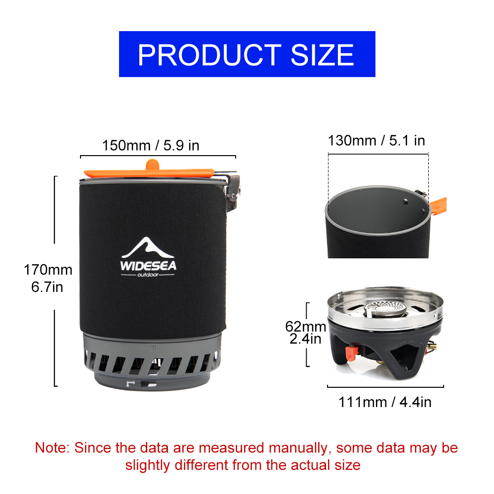 Widesea Camping Cooking System - огляд і ціна Camping Cooking Stove