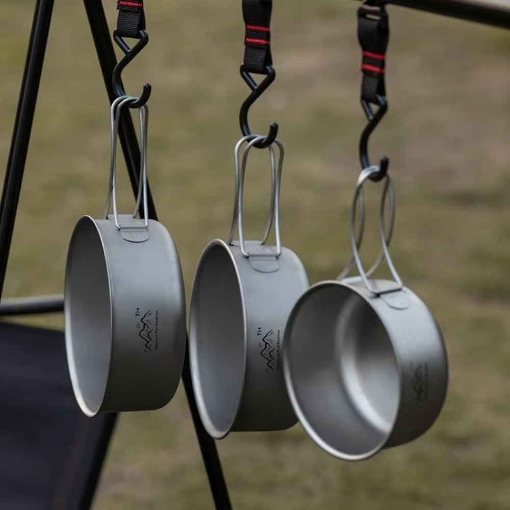 Outdoor Ultralight Camping Pot - огляд і ціна Camping Cooking Noodles
