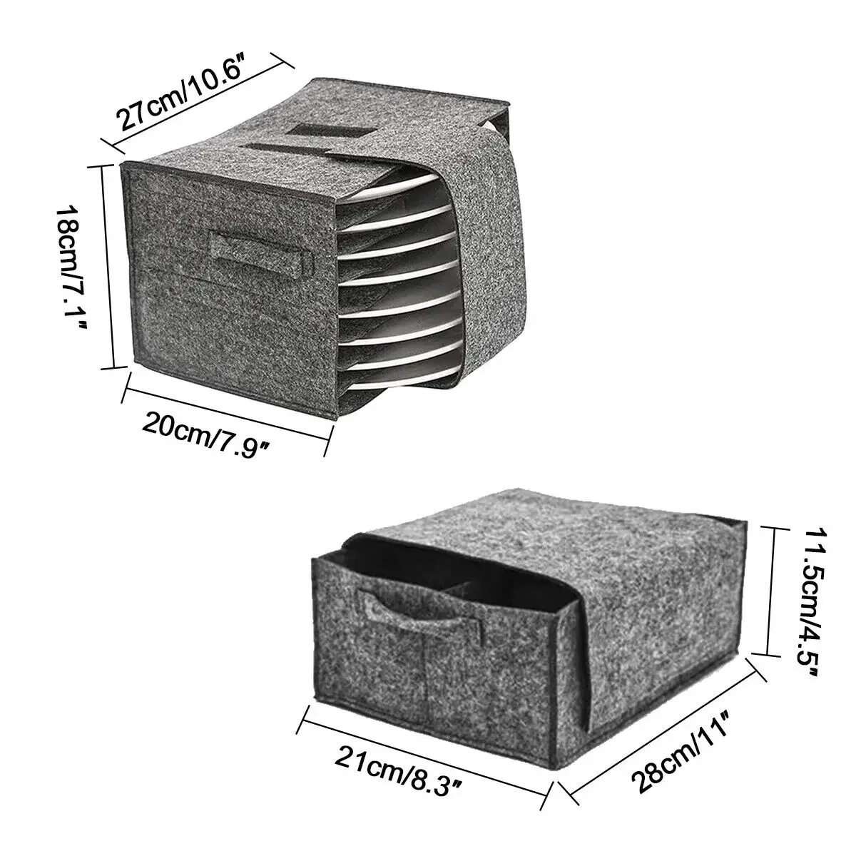 Felt Plate Dish Cup Storage Ba - огляд і ціна Camping Cooking Organizer