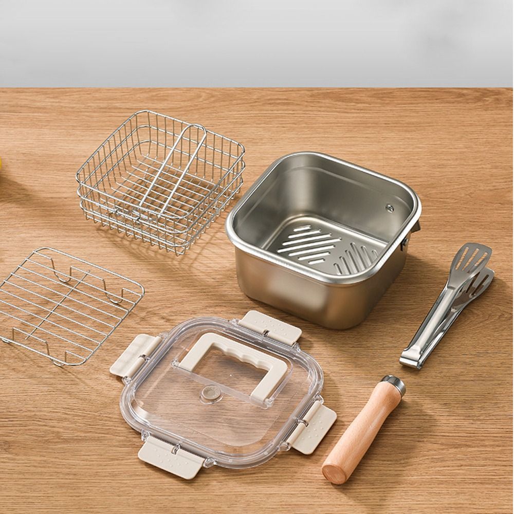 Portable Stainless Steel Fryin - огляд і ціна Camping Cooking Pack
