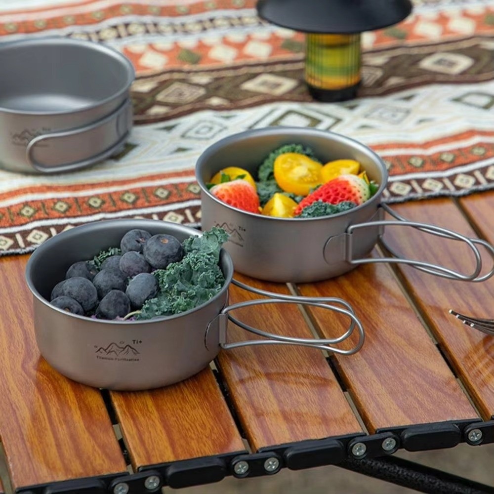 Portable Ultralight Camping Po - огляд і ціна Camping Cooking Noodles
