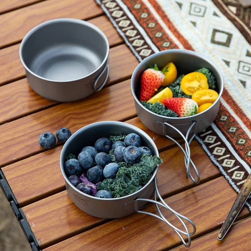 Portable Ultralight Camping Po - огляд і ціна Camping Cooking Noodles