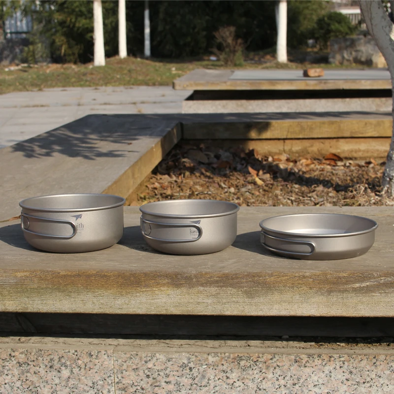 Keith 3PCS Titanium Cookware P - огляд і ціна Camping Cooking Pots And Pans