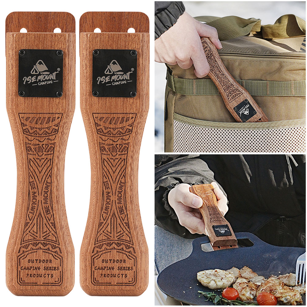 Outdoor Natural Wood Grill Pan - огляд і ціна Camping Cooking Gadgets