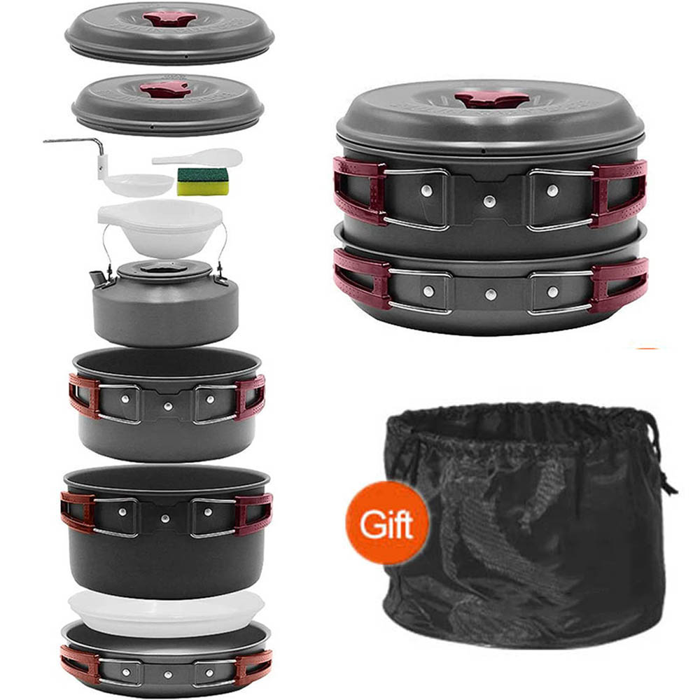 Outdoor cooking 3-4 person pic - огляд і ціна Camping Cooking Pots And Pans