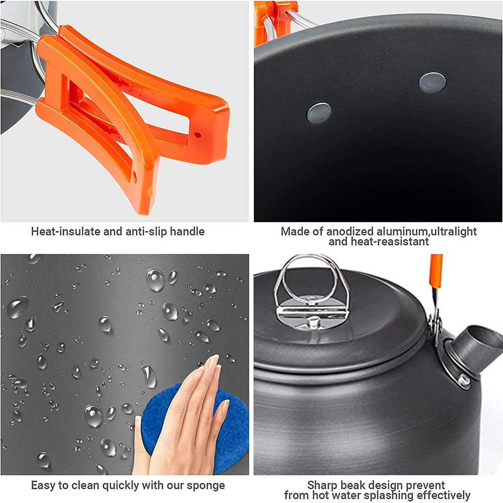 1pcs/1set Camping Cookware Kit - огляд і ціна Camping Cooking Kit