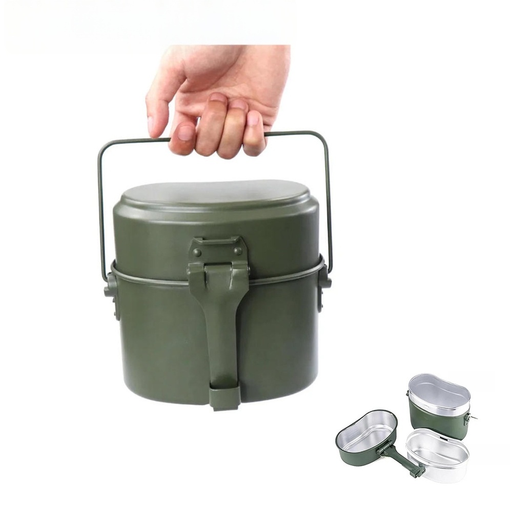 3 Pcs Aluminum Lunch Box Set 6 - огляд і ціна Camping Cooking Box Set