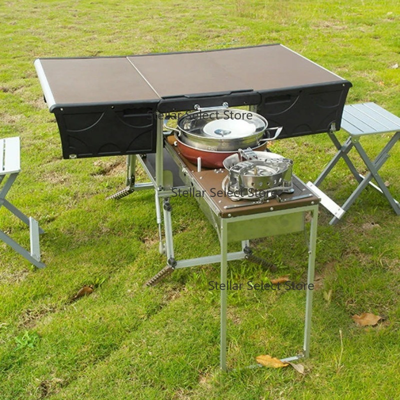 Full Set Outdoor Kitchen Hikin - огляд і ціна Camping Cooking Box Set