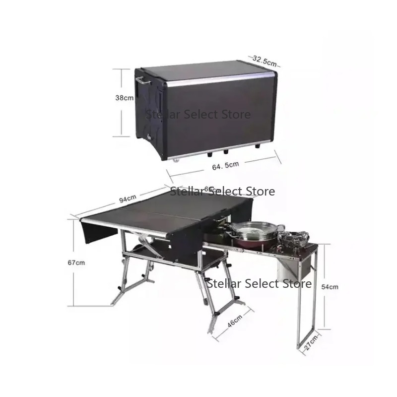 Full Set Outdoor Kitchen Hikin - огляд і ціна Camping Cooking Box Set