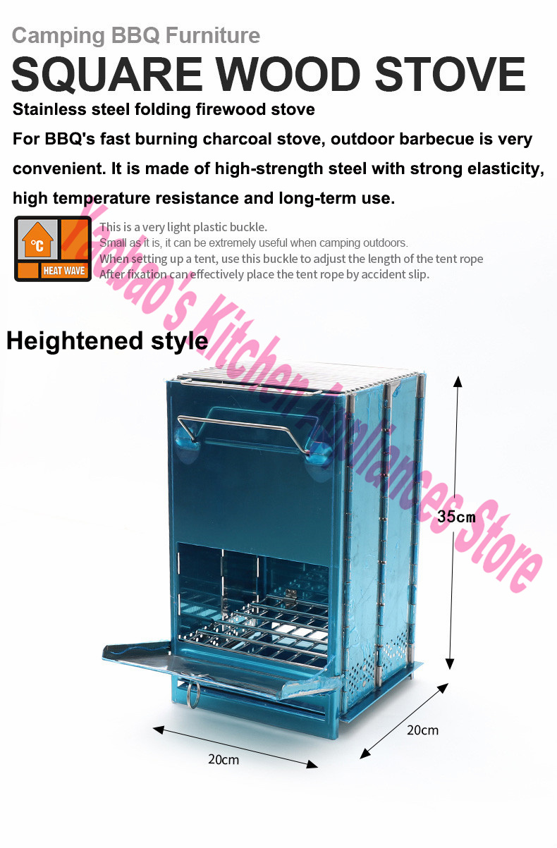 Wood Stove Outdoor Camping Equ - огляд і ціна Camping Cooking Stove