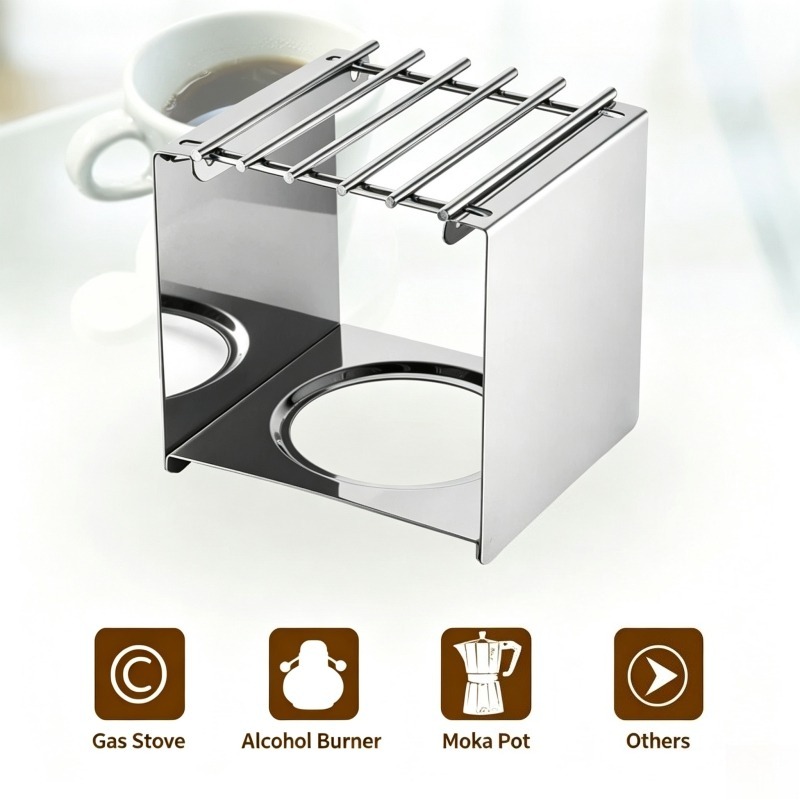 Stainless Steel Square Coffee  - огляд і ціна Camping Cooking Stove