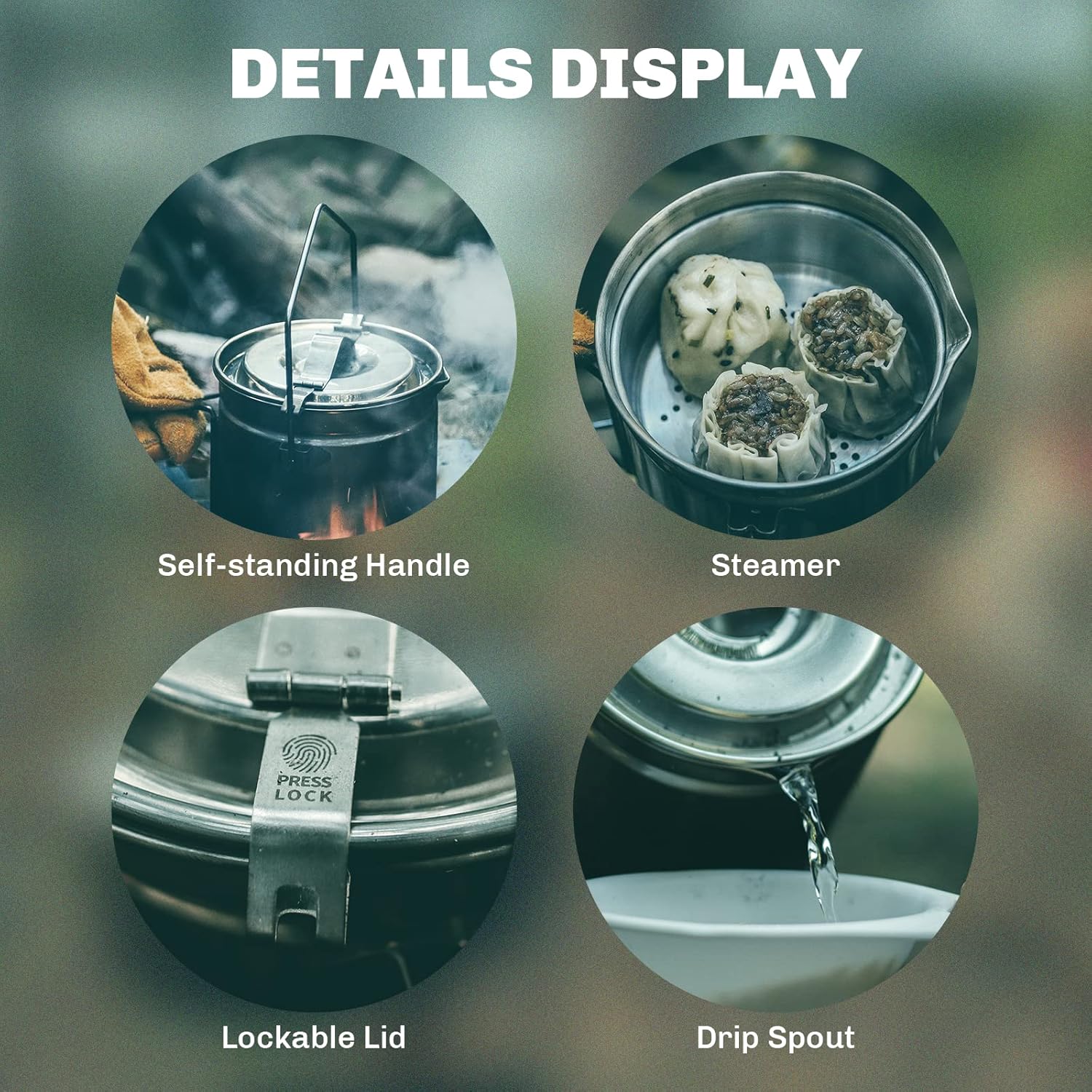 Fire-Maple 1.2L Stainless Stee - огляд і ціна Camping Cooking Kit