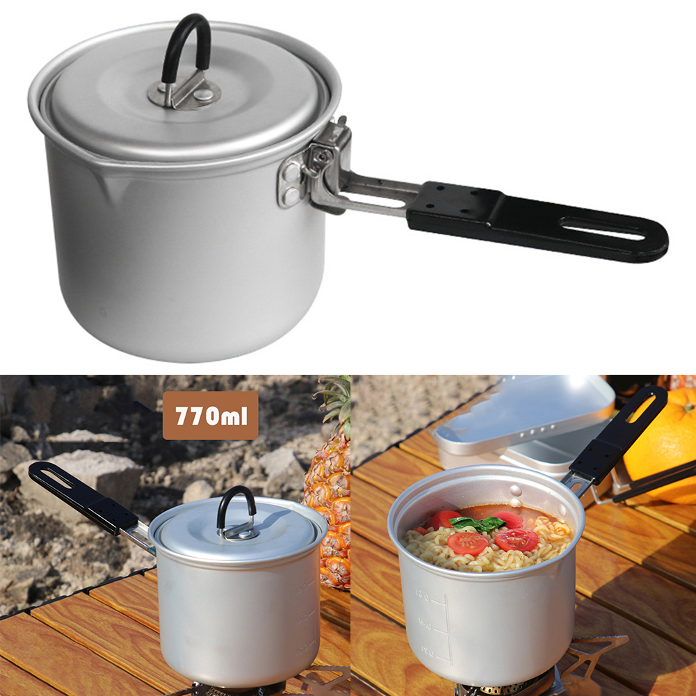 /770ml /Camping /Pot With Fold - огляд і ціна Camping Cooking Noodles