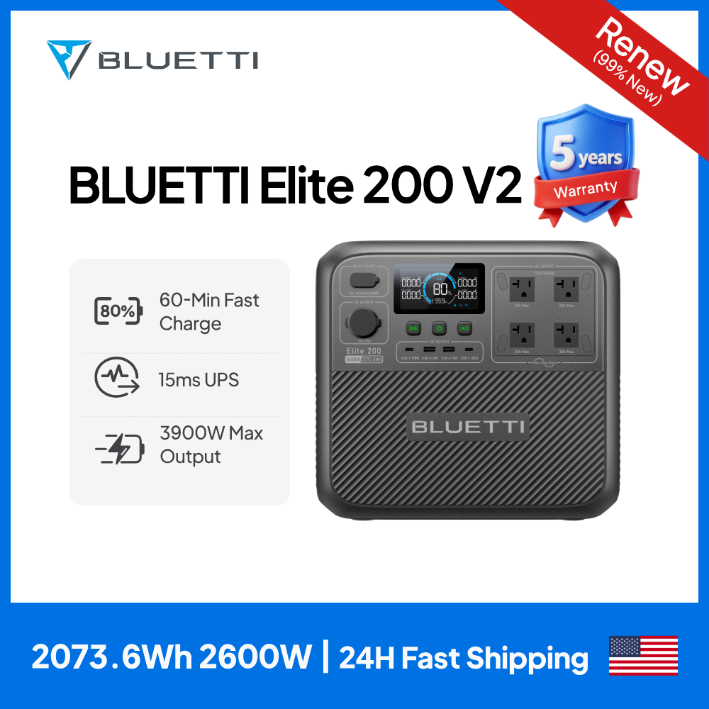 【Renew】BLUETTI Elite 200 V2 Po - огляд і ціна Camping Cooking Stove