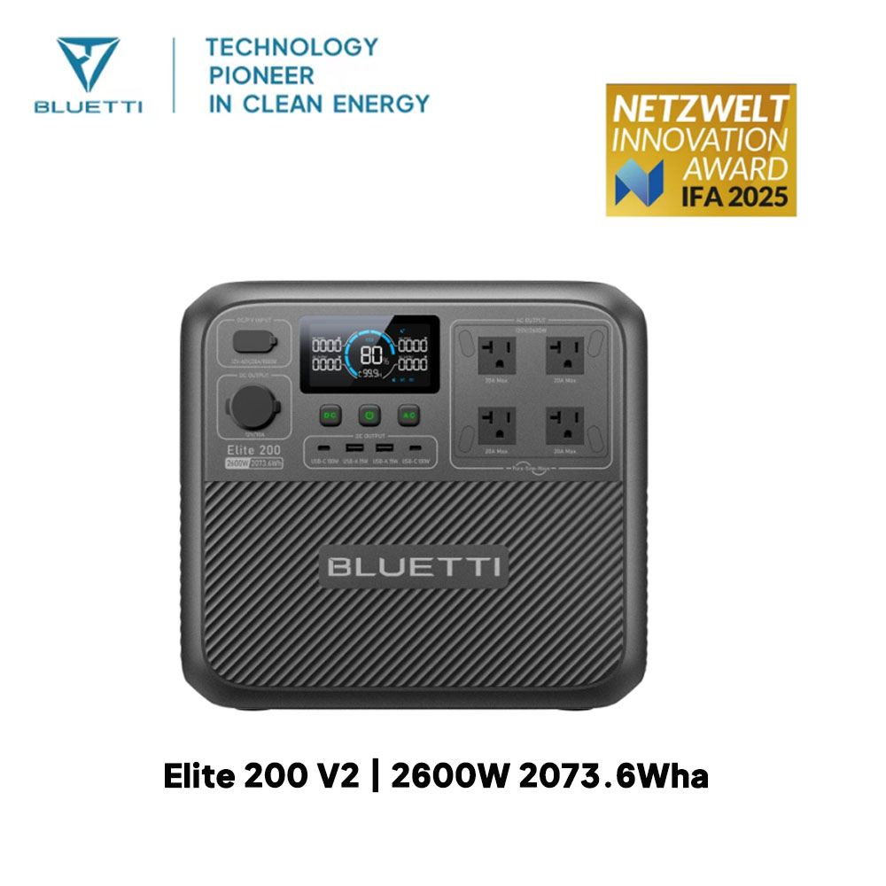 【Renew】BLUETTI Elite 200 V2 Po - огляд і ціна Camping Cooking Stove
