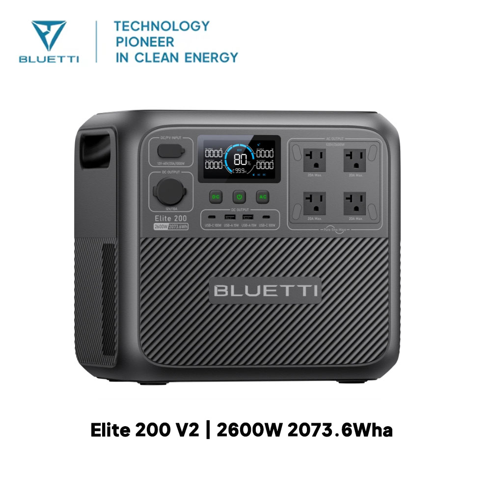 【Renew】BLUETTI Elite 200 V2 Po - огляд і ціна Camping Cooking Stove