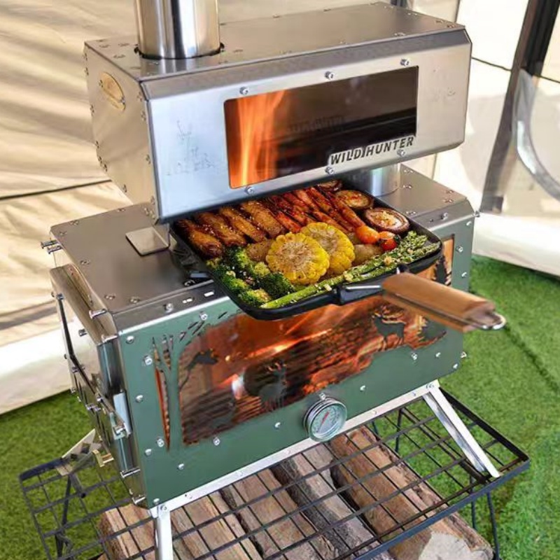 Camping Firewood Stove 2-Side  - огляд і ціна Camping Cooking Stove