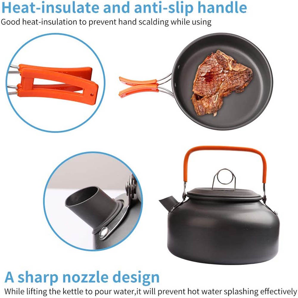 Outdoor Camping Cooking Set Ou - огляд і ціна Camping Cooking Vegetables