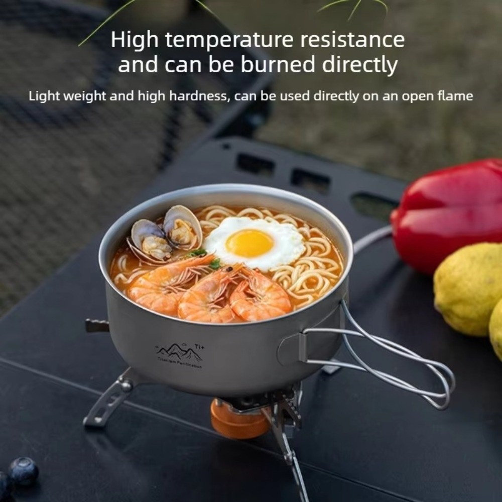 Portable Ultralight Camping Po - огляд і ціна Camping Cooking Noodles