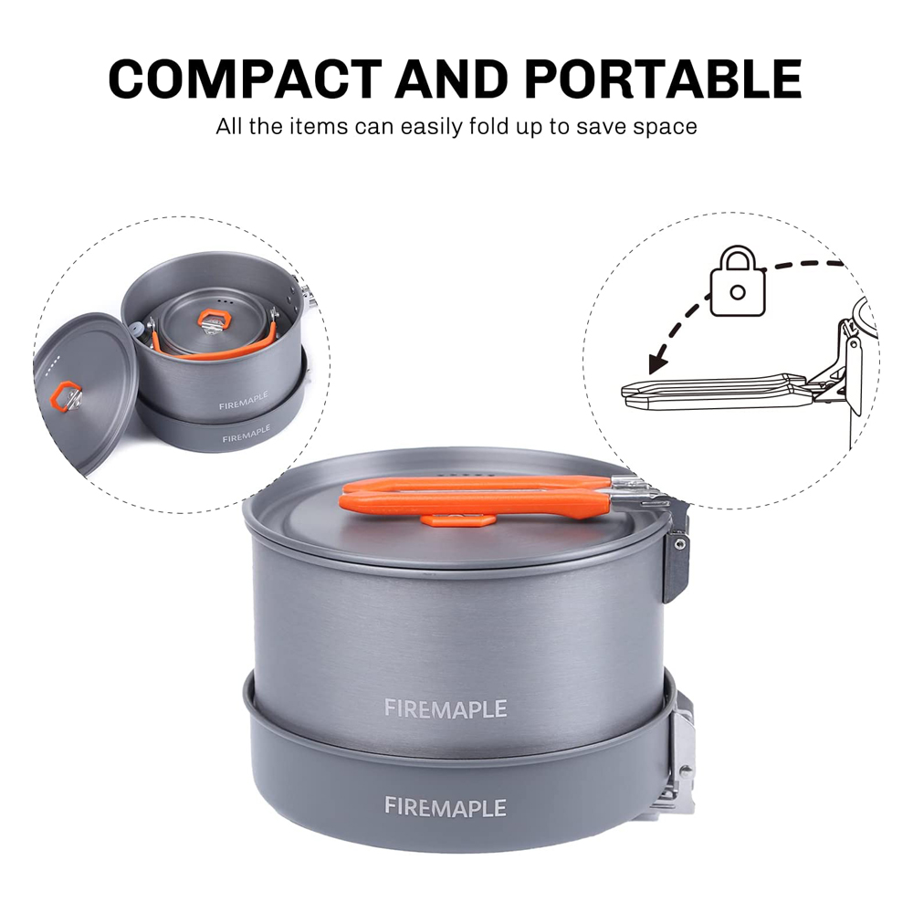 Fire Maple Camping Cookware Ut - огляд і ціна Camping Cooking Kit