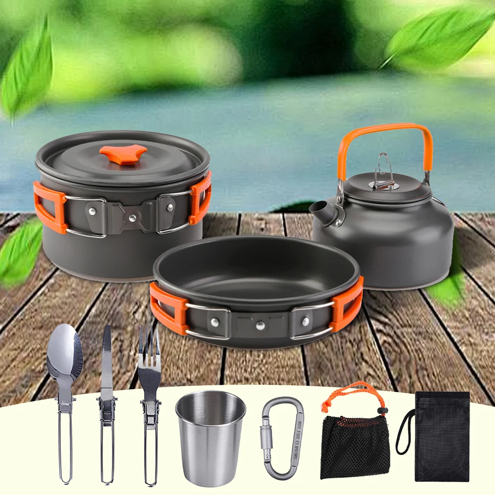 Camping Cookware Kit Kettle Po - огляд і ціна Camping Cooking Kit