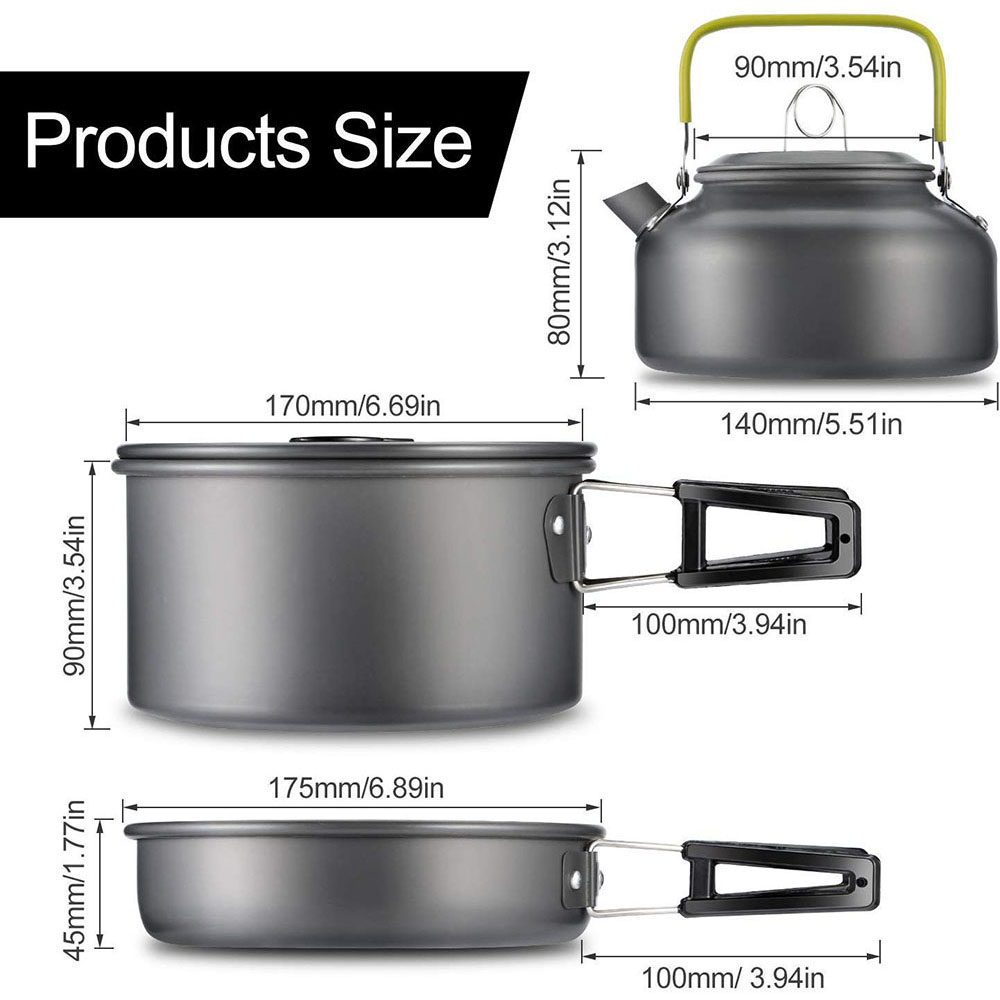 Outdoor Camping Cookware Set M - огляд і ціна Camping Cooking Kit
