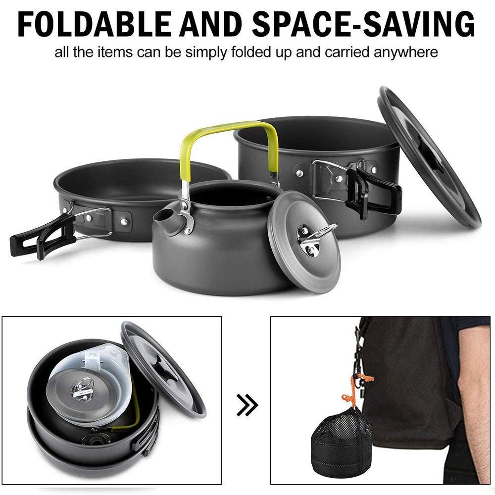 Outdoor Camping Cookware Set M - огляд і ціна Camping Cooking Kit