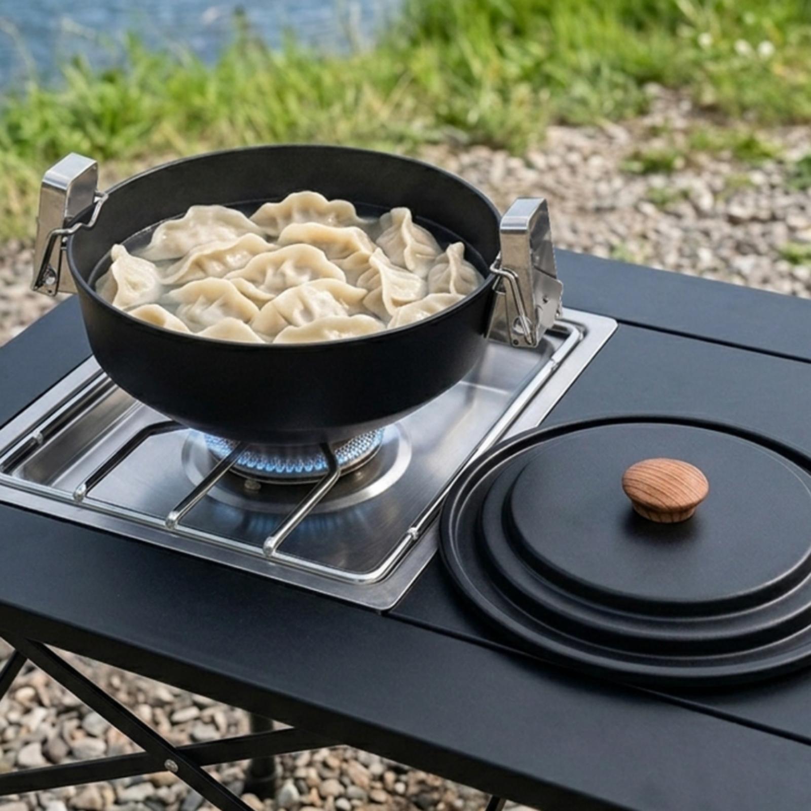 6 Pieces Camping Cookware Set  - огляд і ціна Nesting Camping Cooking Set