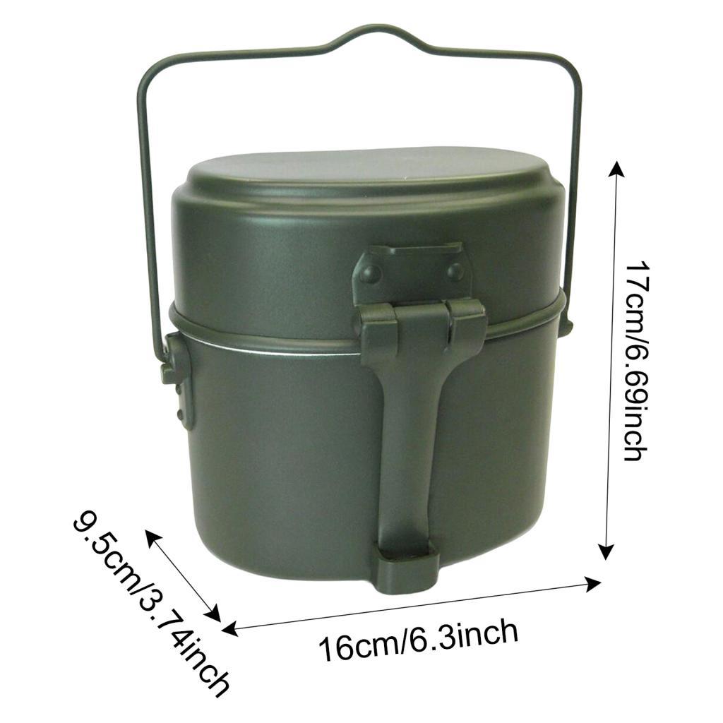 Camping Mess Tin Kit Thick Alu - огляд і ціна Camping Cooking Box Set