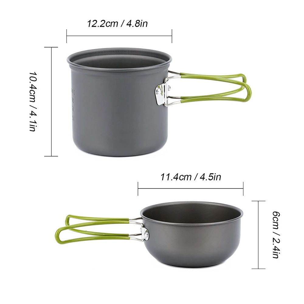 Camping Cookware Kit with Stov - огляд і ціна Camping Cooking Kit